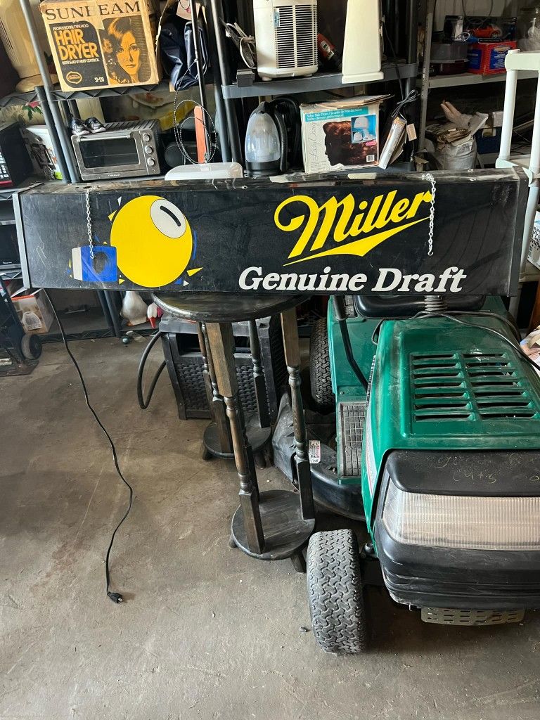 Miller Genuine Draft Pool Light