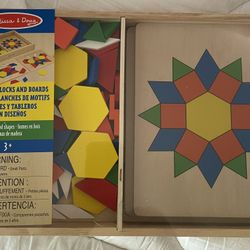 Melissa & Doug Pattern Blocks And Boards