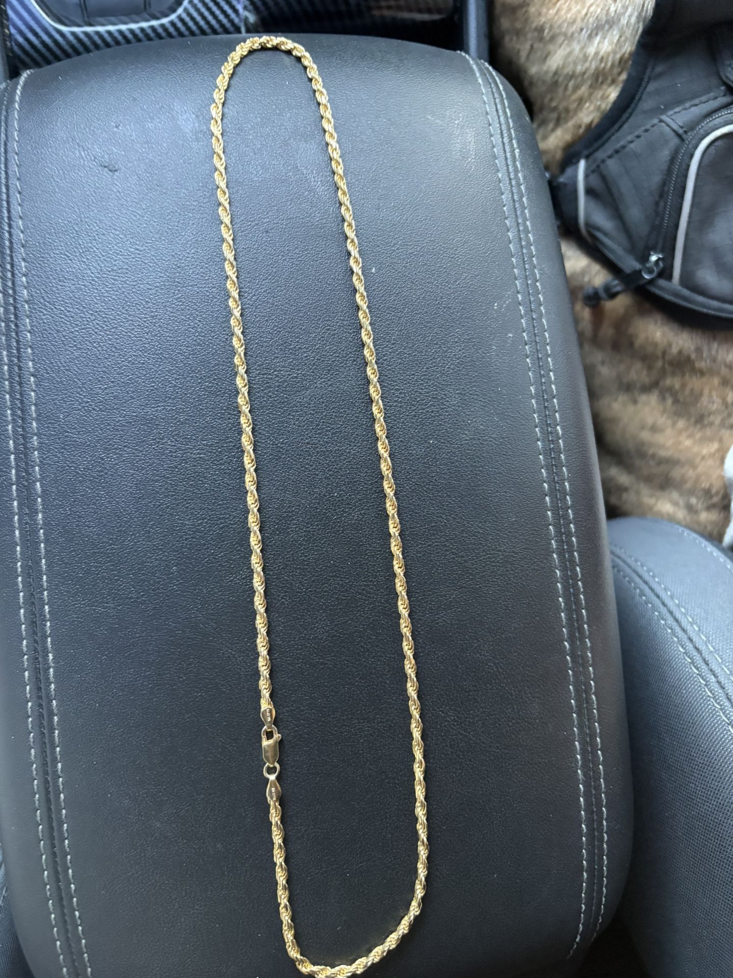 22in Starling, Silver, 14k Gold Plated Chain 