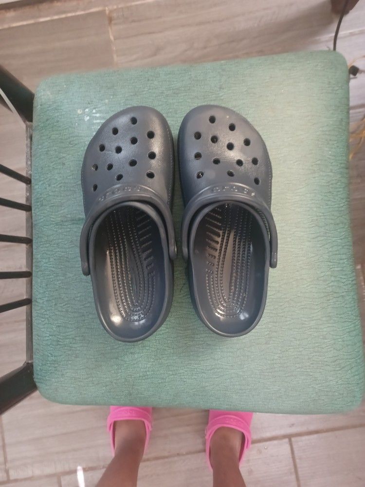 Navy Blue Crocs 