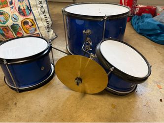 Kids Blue Drum Set