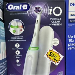 Oral-B iO Rechargeable Toothbrush Perfect Clean + Whiten