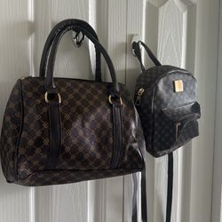 Medium Size Purse And Small Backpack $20.00 For Both