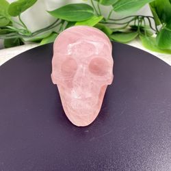 Crystal Rose Quartz Skull 