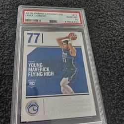 Luka Doncic ROOKIE 2018 Chronicles #71 GREEN PSA10 GEM MINT Mavericks  *LOW POP*.