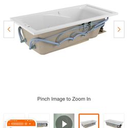 Lifetime Cadet EverClean 72 in. x 36 in. Whirlpool Tub with Reversible Drain in White

