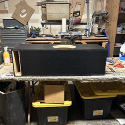 New Build Speaker Box. 