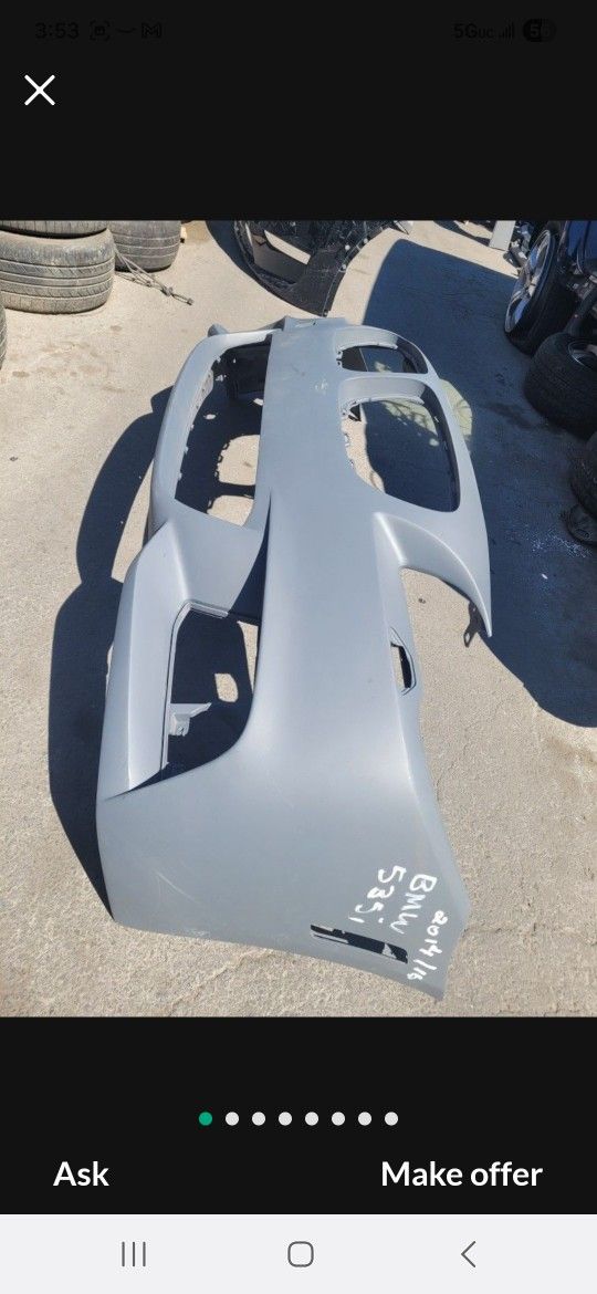 2014/2015/2016 Bmw 535i M Sport Front Bumper Cover 