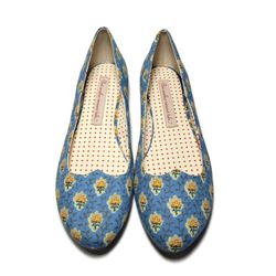 But Another Innocent Tale Blue Silla Vine Flats, 