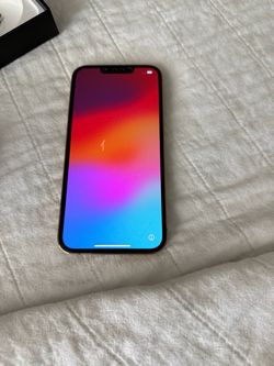 Apple iPhone with Gold Frame 13 pro with box