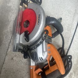 Ridgid Circular Saw. 