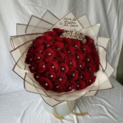 Valentines Day Gift / ramo Buchón / Flower Arrangement 