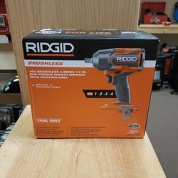 NEW Ridgid Brushless 18 Volt 1/2" Torque Impact Wrench R86012B 