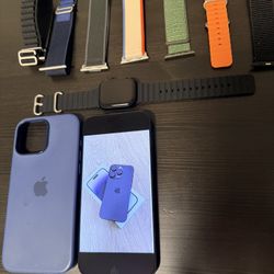 iphone 16 Pro Max 512 Gb Factory Unlocked+ Apple Watch Series 8+ 9 Bands