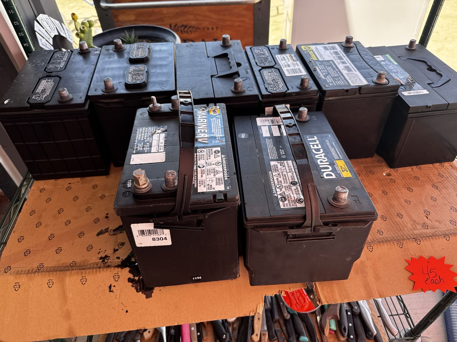 Used Batteries $45 Each
