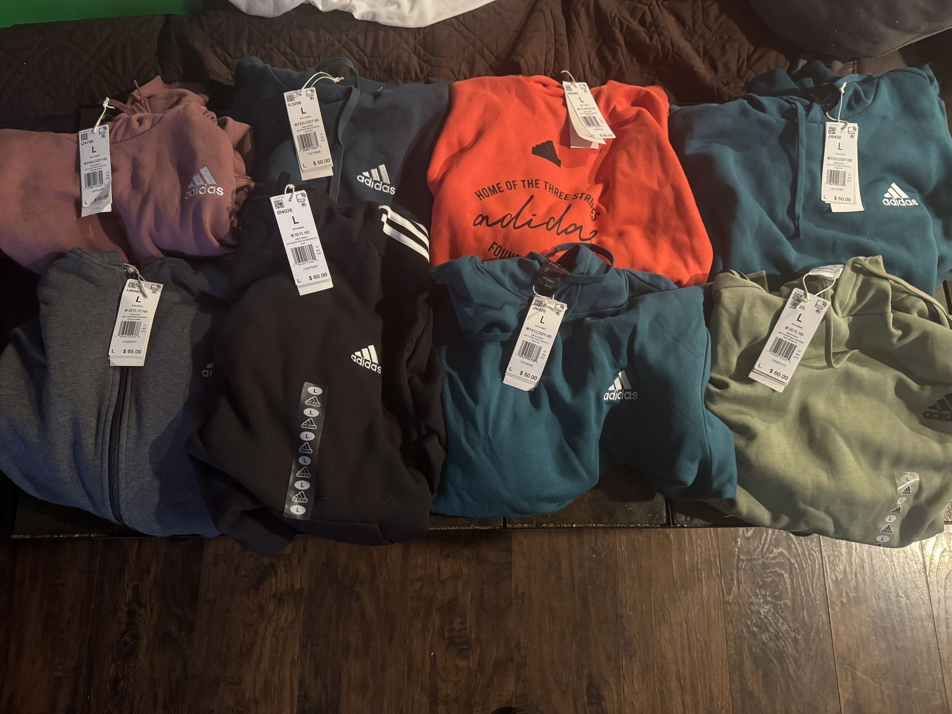 14 Adidas Hoodies NEW