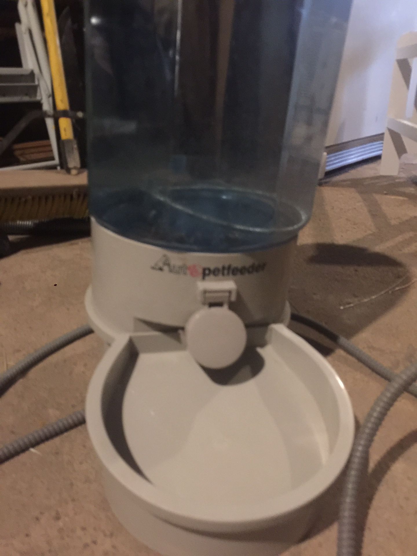 Automate electric pet feeder portions food for over eaters