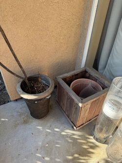 Outdoor pots
