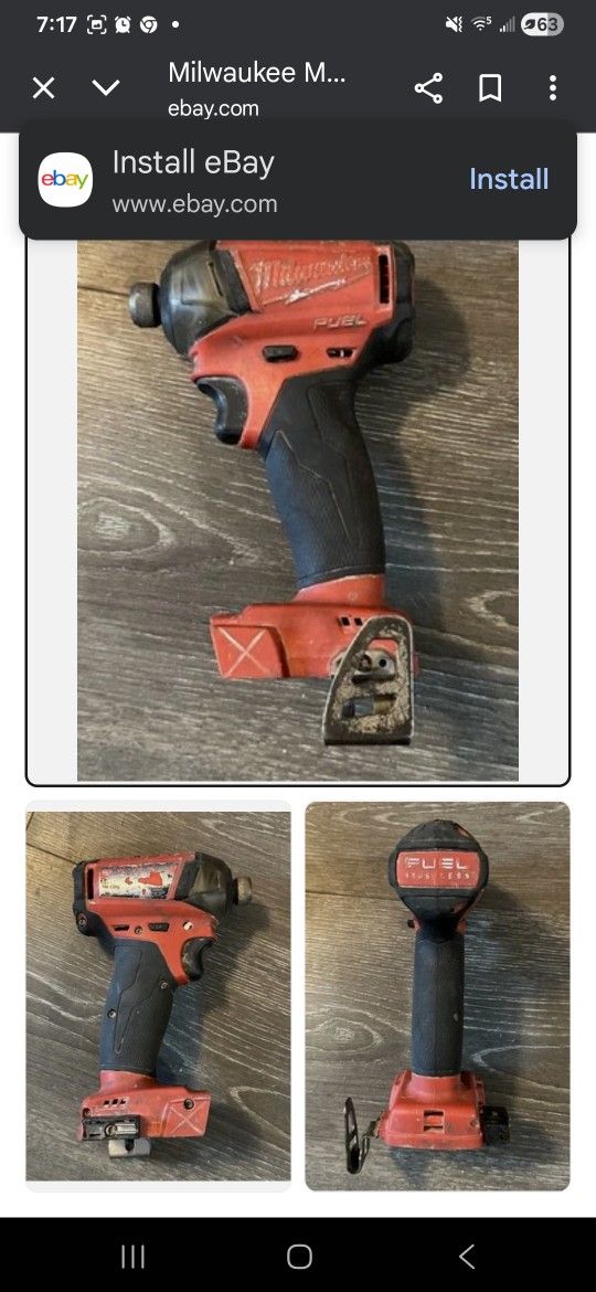 Milwaukee Impact Drill