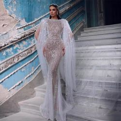 Royal Prom Dress 😍😍red Carpet 