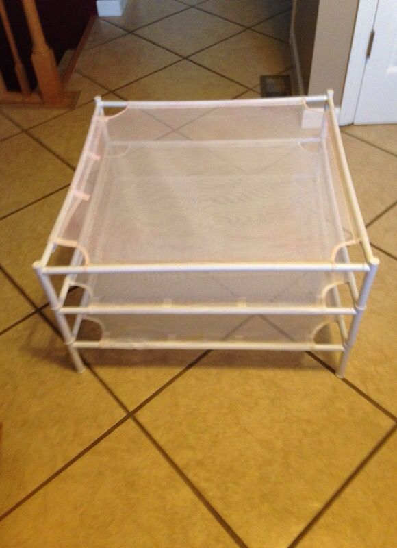 3 sweater drying racks or anything you don't want to shrink.