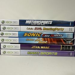 Xbox 360 Kinect Games Lot Of 6