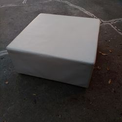 Blu Dot Leather Ottoman