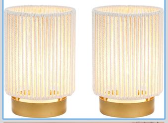 Table Lamps with Gold Base – Set of 2