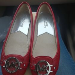 Michael Kors Red Flats For women Size 6.5