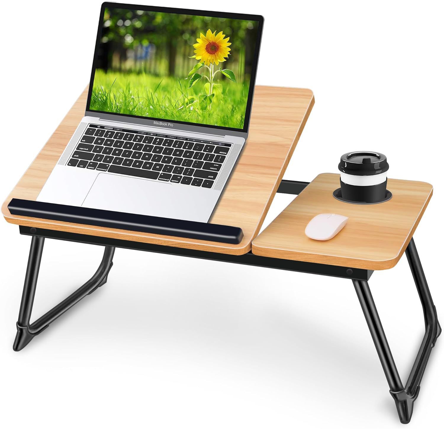 EYdoter 3.9 Adjustable Laptop Desk for Bed,Bed Table for Laptop, Laptop Stand for Bed,Lap Desk for Laptop,Foldable Bed Desk for Laptop and Writing, Po