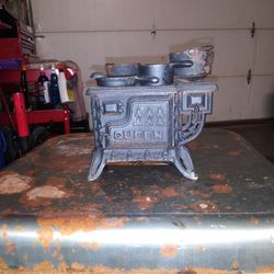 Antique Miniature Cast-iron Stove