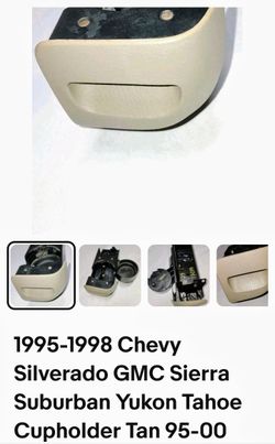 95-98 Chevy Tahoe, suburban,  Silverado c2500, C1500, cup holder. Clean original condition.