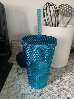 Starbucks Studded Blue16oz Tumbler  New 