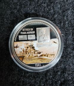 Pearl Harbor Silver-plated medal