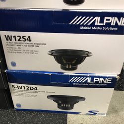 Alpine W12s4 On Sale Today For 69.99 