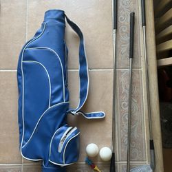 Kids Golf Clubs Golf Bag Balls & Tees