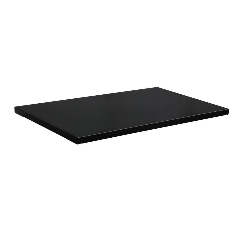 Husky 2-Pack Steel Shelf Set in Black (36 in. W X 15 in. D) for Ready-to-Assemble 36 in. Freestanding Garage Cabinet. Only 2-pack Shelf.