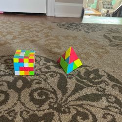 4x4 Rubik Cube And Triangle Cube 