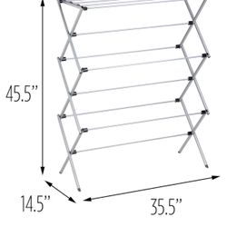 Collapsible clothes, drying rack