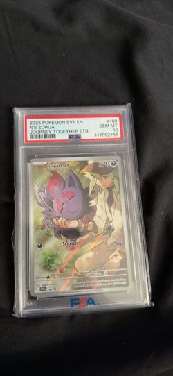 2025 pokémon psa 10 zorua