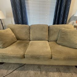 Olive Green Couch 