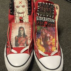 Custom Converse High tops Size 12
