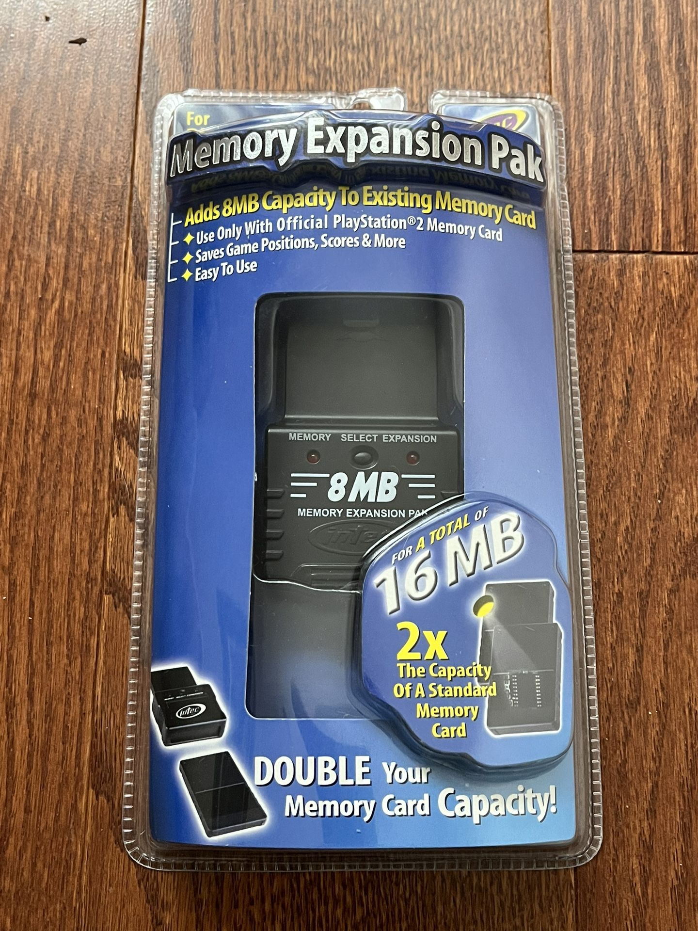 Intec PS2 Memory Card, Expansion Pak 16MB, For Playstation 2: New
