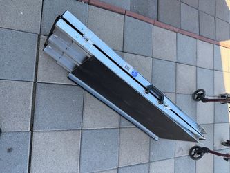Folding 7 ft ramp for scooters power chairs