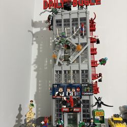 LEGO Daily Bugle Marvel Spider-Man 76178 Complete Set w/ Minifigures & Manual