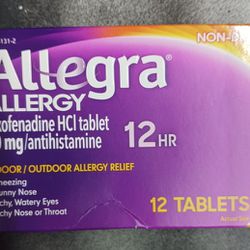 Allegra Allergy Non Drowsy