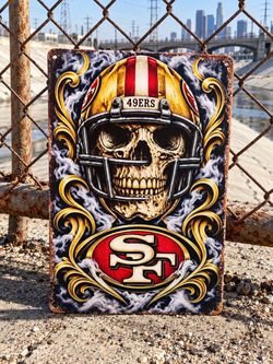San Francisco 49ers Metal Tin Sign