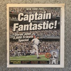 New York Post-Derek Jeter Makes History Pull Out Section July.11,2011 GC
