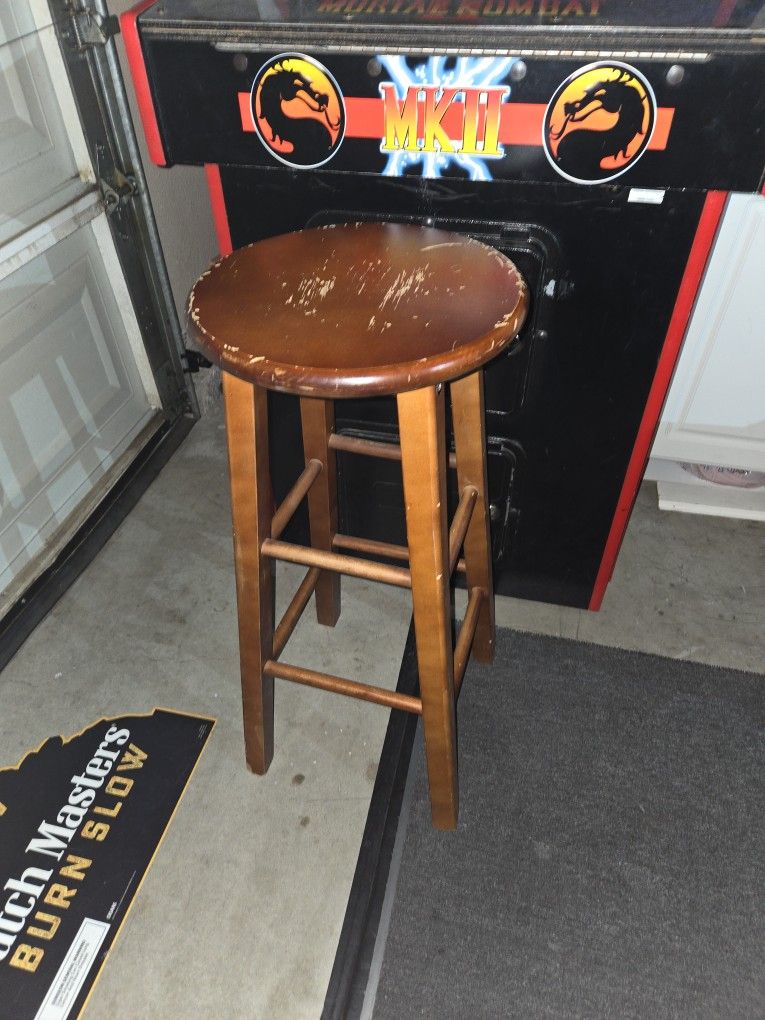 Wooden Bar Stool