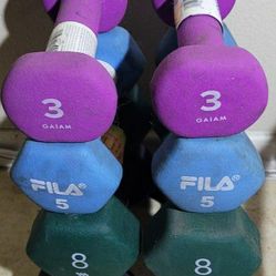 Dumbbells  All 4 Set For $30 Price Firm Corona92879 